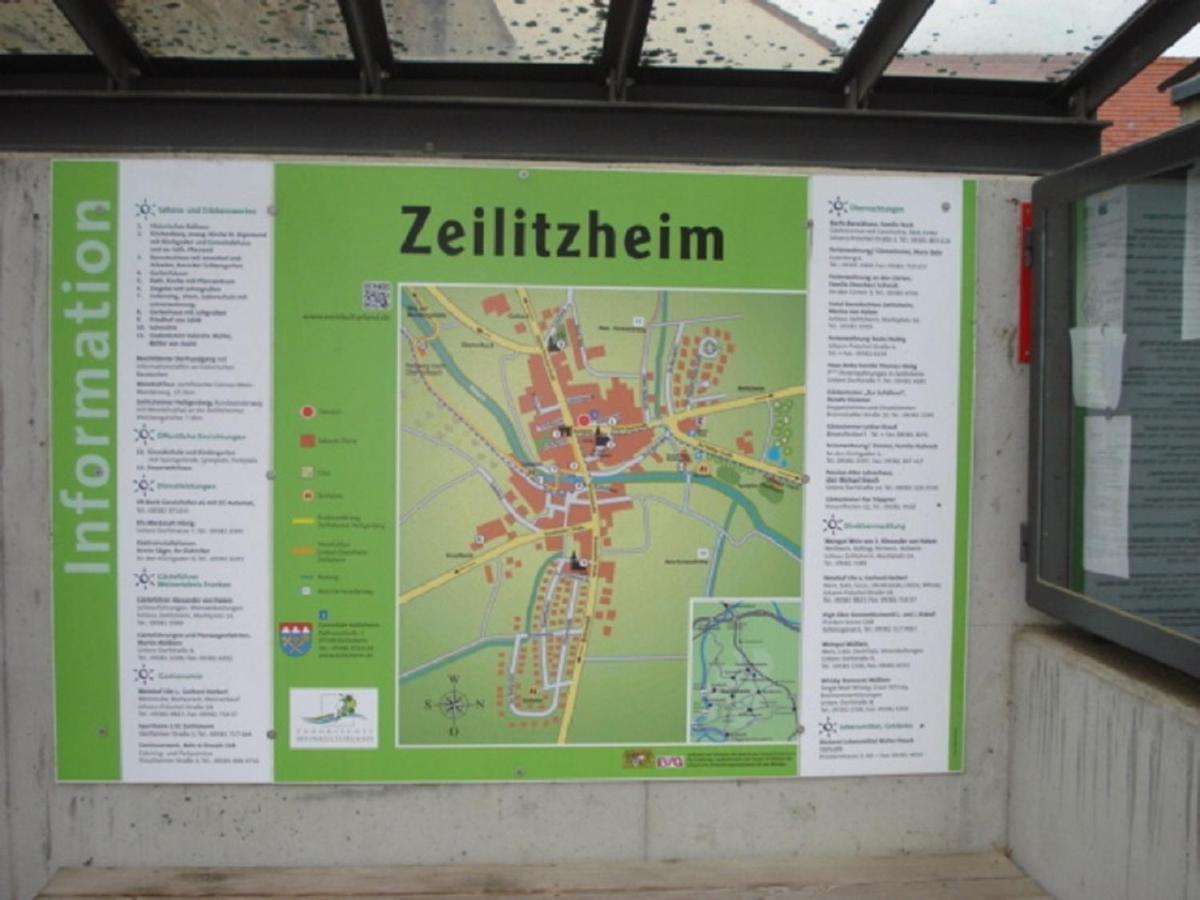 Ferienwohnung Troeppner Kolitzheim ภายนอก รูปภาพ